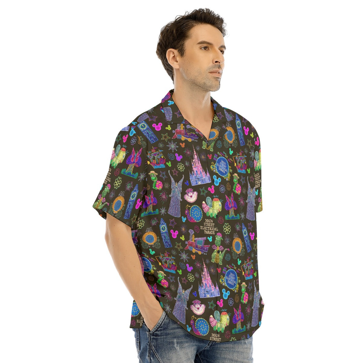 Main Street Electrical Parade - Men's Hawaiian Button Up Shirt