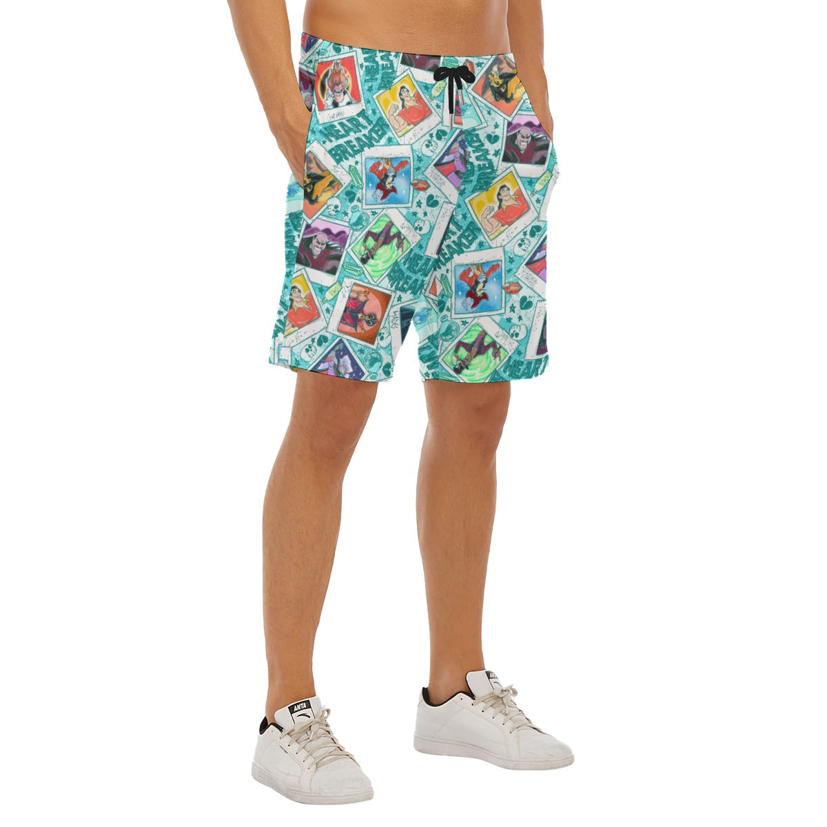 Heartbreaker Villaintine - Men’s Pocket Beach Shorts