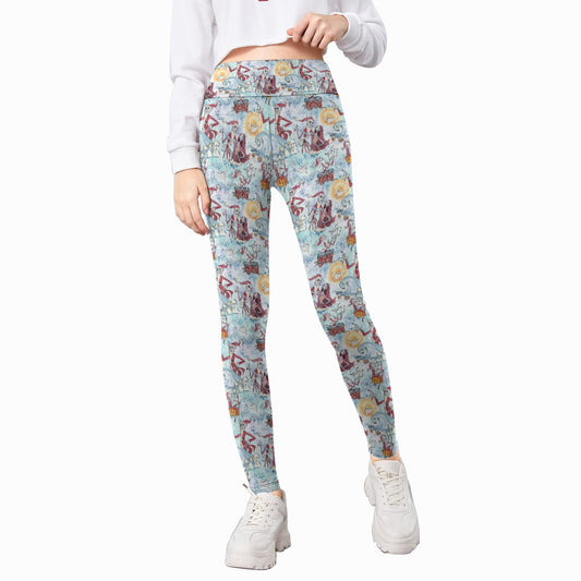 Santa Jack with Sally & Ghost Dog - Kid's Leggings