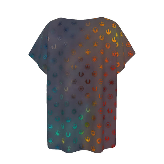 Galaxy Far Away - Women’s Relaxed Fit Scoop Tee