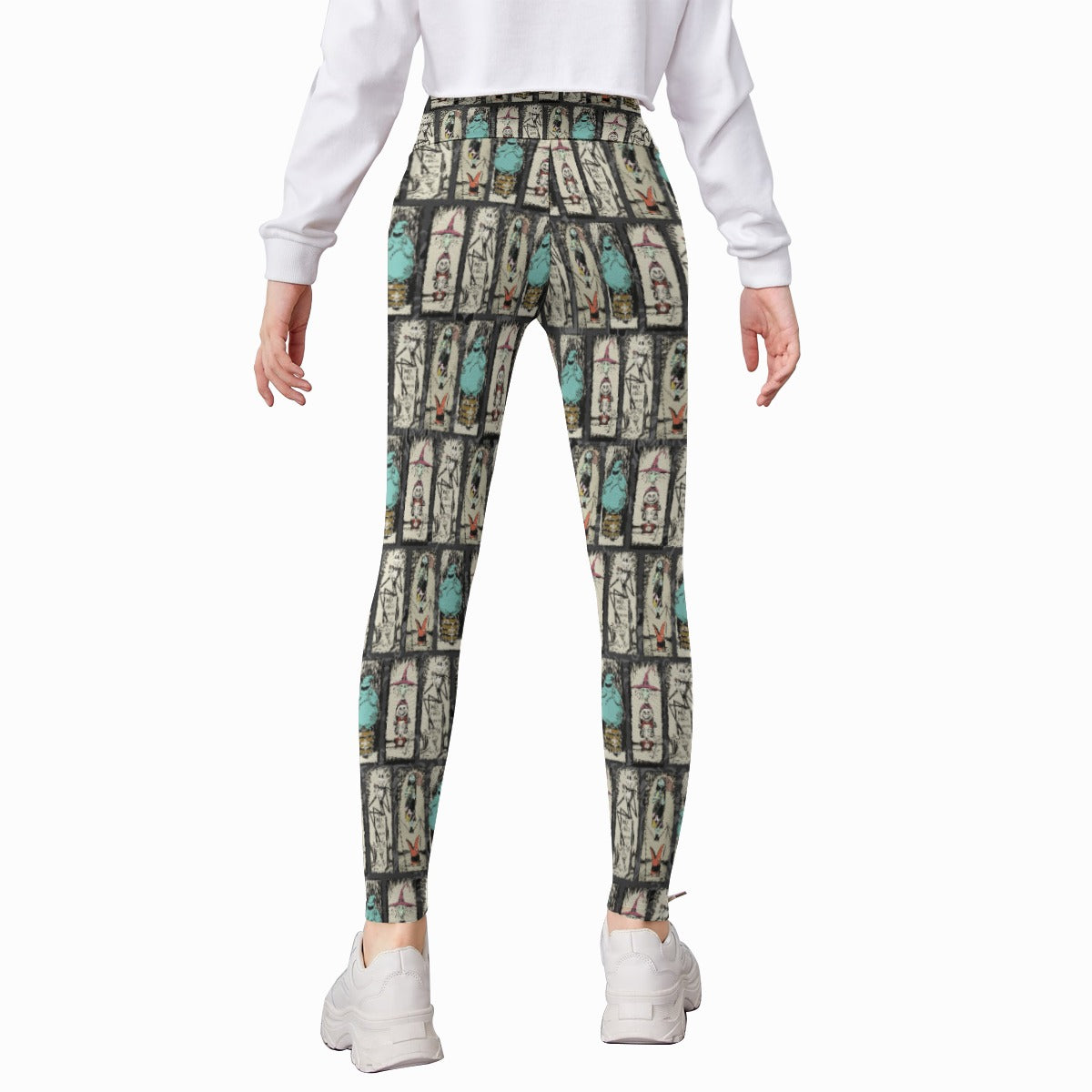Stretching Haunted Nightmare - Kid's Leggings