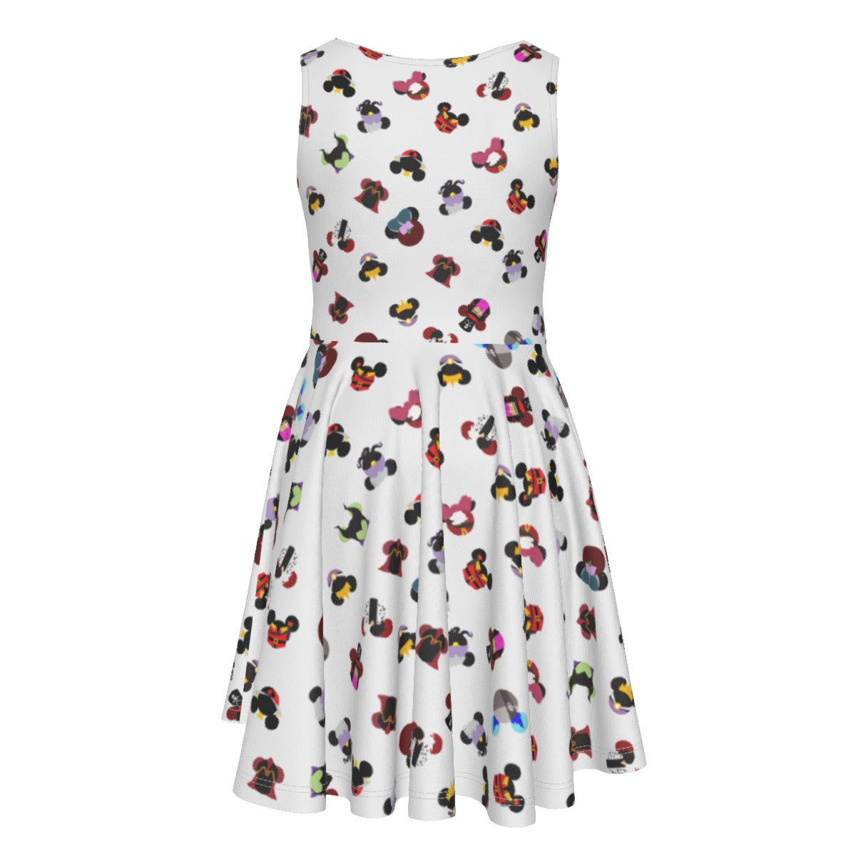 Wicked Mouse Ears- Kid's Sleeveless Skater Dress