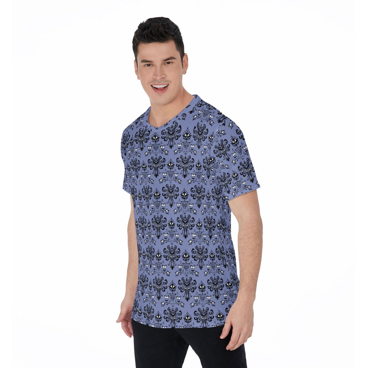 Spooky Mansion Wallpaper - Men's Short Sleeve T-Shirt