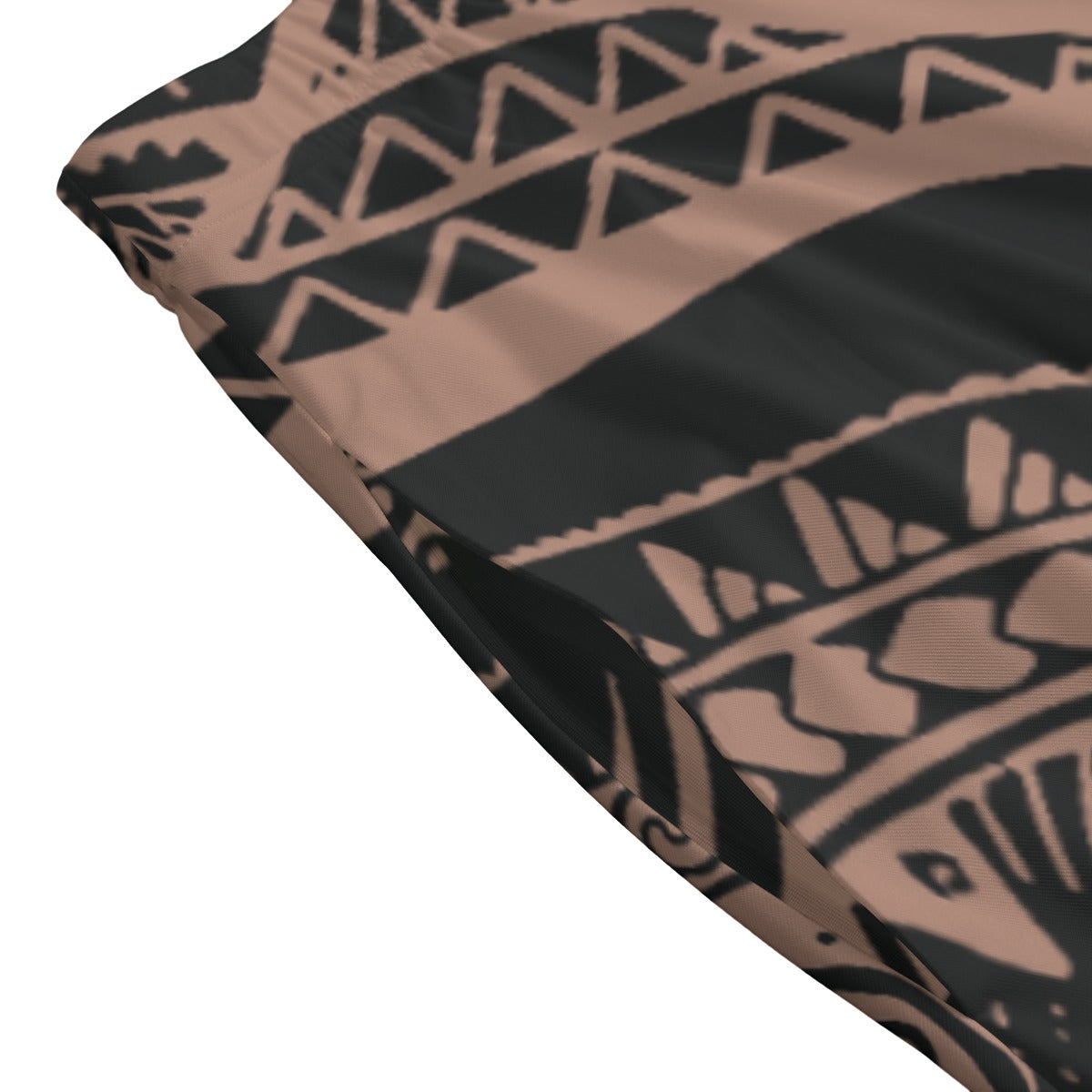 Polynesian Tattoo Motifs - Women’s Pocket Midi Skirt