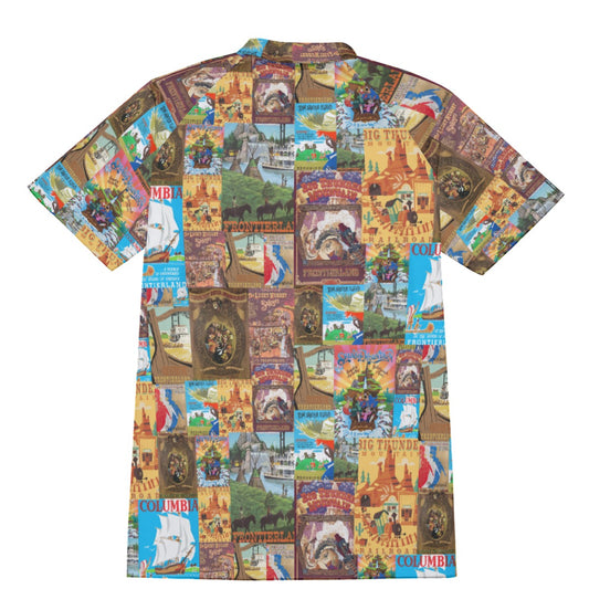 Vintage Frontier Ride Posters - Men's Polo Shirt