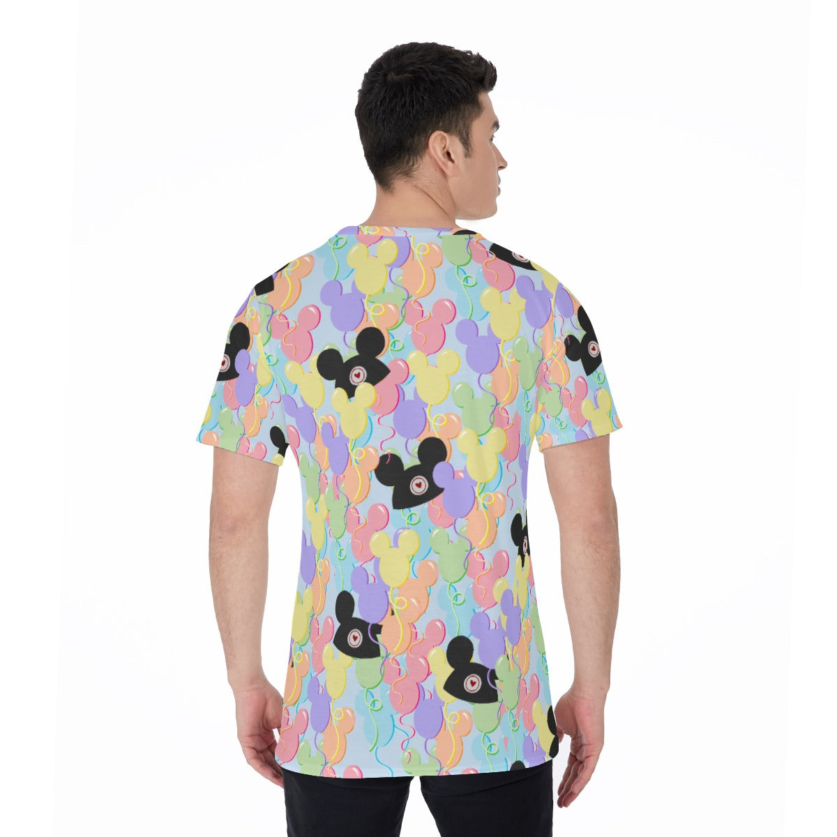 Pastel Mouse Ear Balloons - Men's Short Sleeve T-Shirt