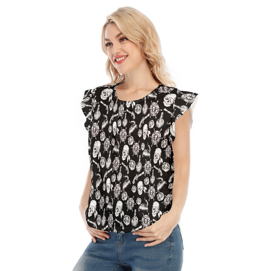 A Pirate Life - Women’s Flutter Sleeve Top