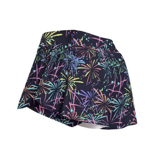 Fireworks - Women's Flowy Pocket Shorts