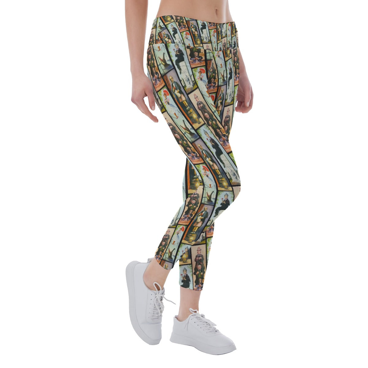 Stretch Room Portraits - Women's Yoga Leggings