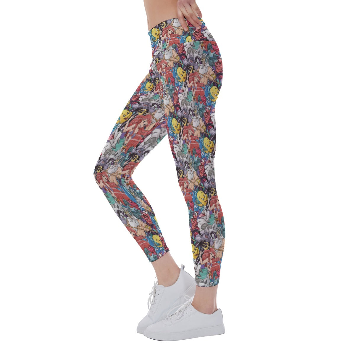 Undersea Crew Sketch - Women's Yoga Leggings