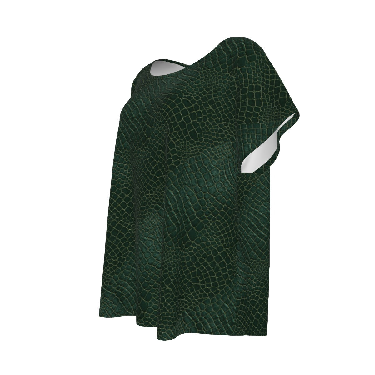 Animal Print - Alligator - Women’s Relaxed Fit Scoop Tee