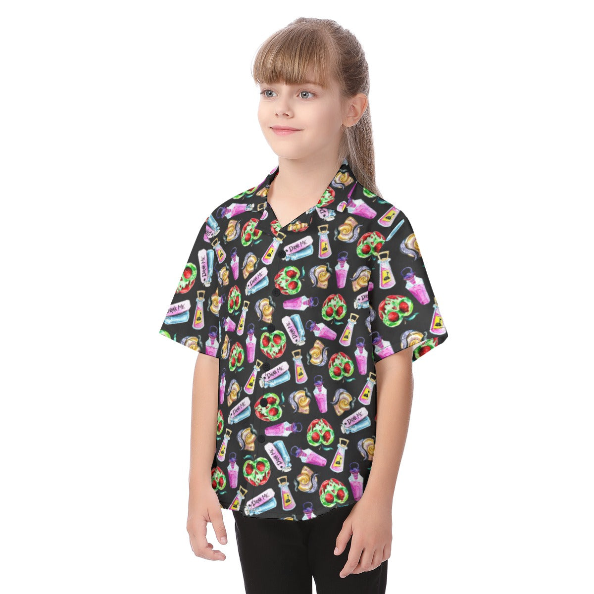 Pick Your Poison - Kid's Hawaiian Button Up Shirt