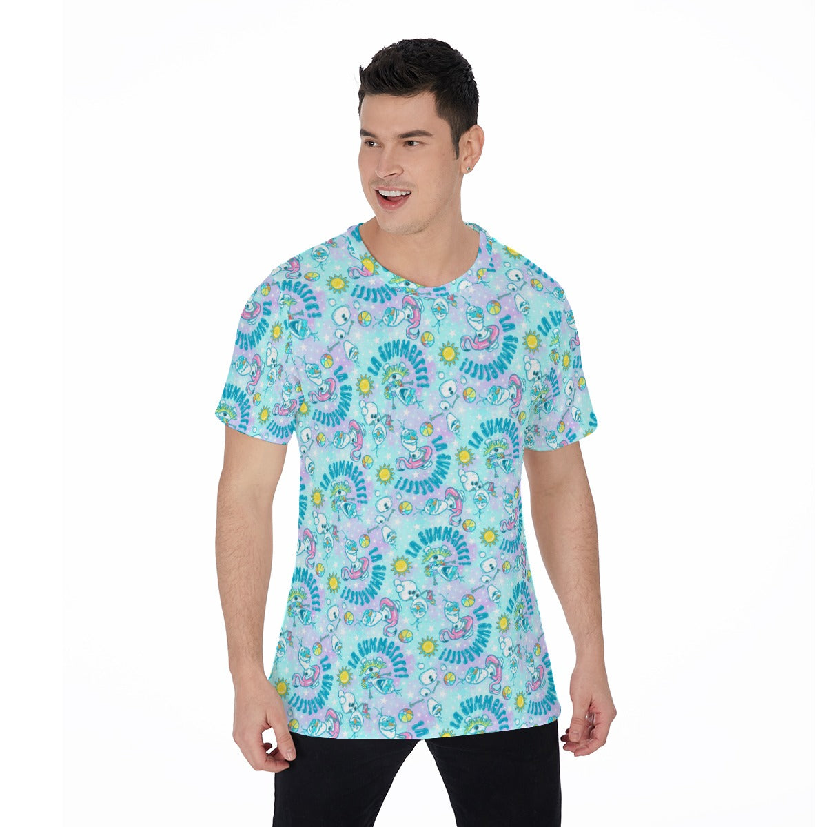 Sun-Kissed Snow Friend - Men's Short Sleeve T-Shirt