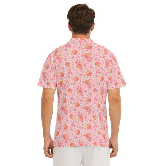 Summer Fruits - Peaches - Men's Polo Shirt