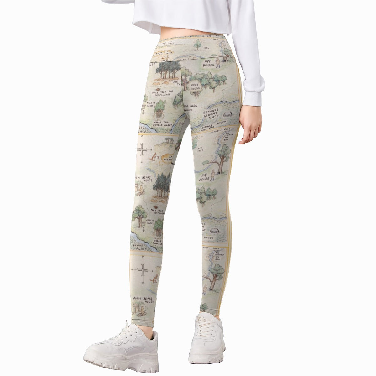 Hundred Acre Map - Kid's Leggings