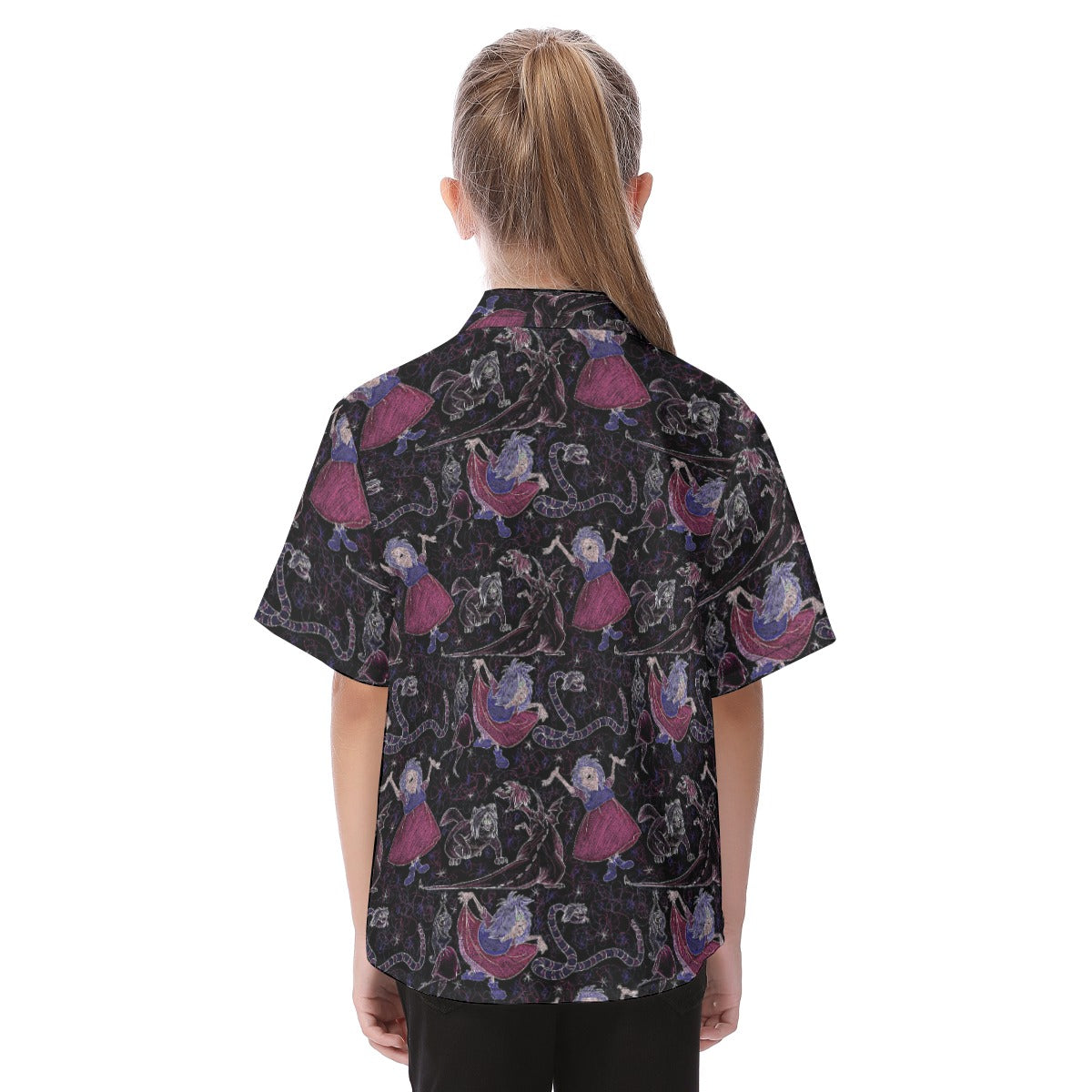 Marvelous Magical Mim - Kid's Hawaiian Button Up Shirt
