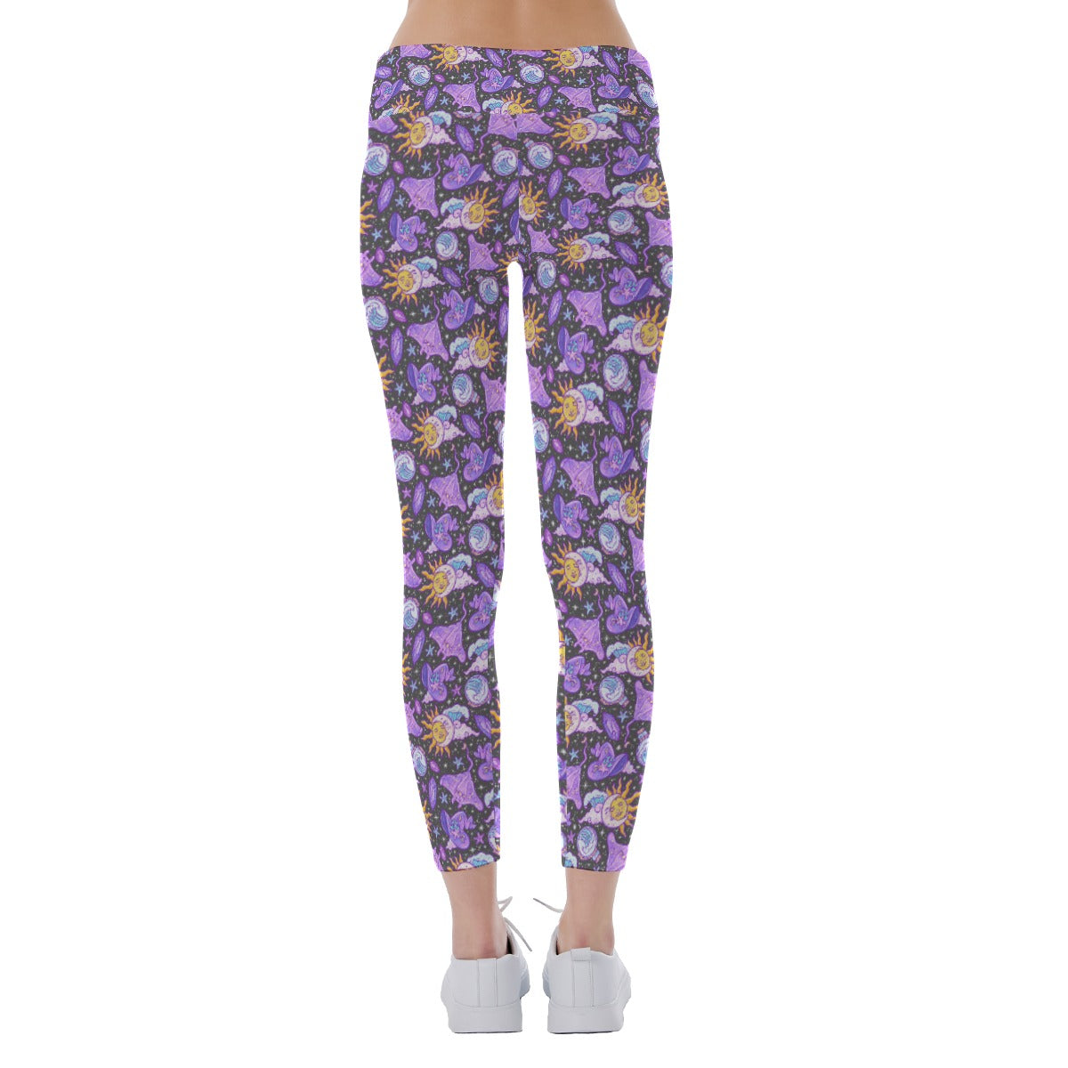 Mystical Manta Rays - Women's Yoga Leggings
