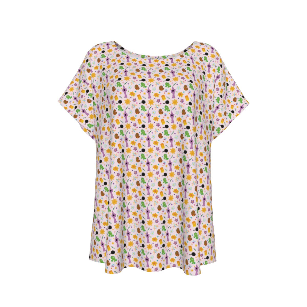 Long Hair Princess Icons - Women’s Relaxed Fit Scoop Tee