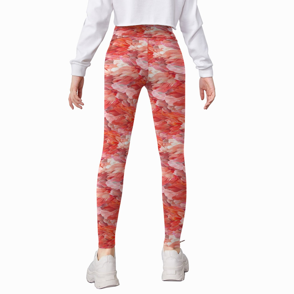 Animal Print - Flamingo - Kid's Leggings