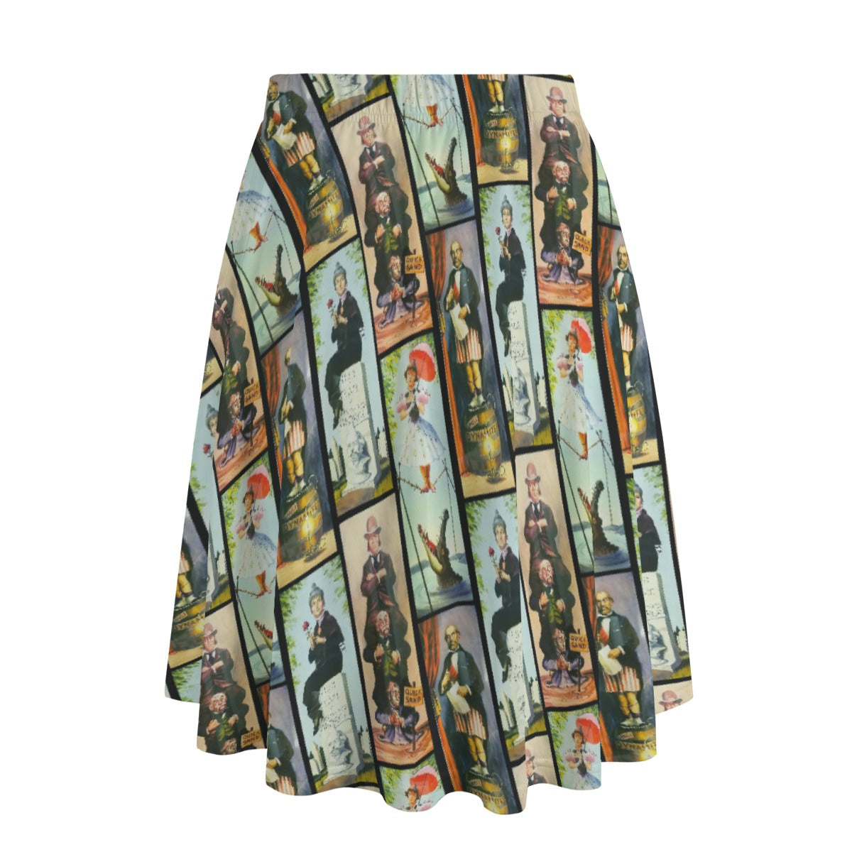 Stretch Room Portraits - Women’s Pocket Midi Skirt
