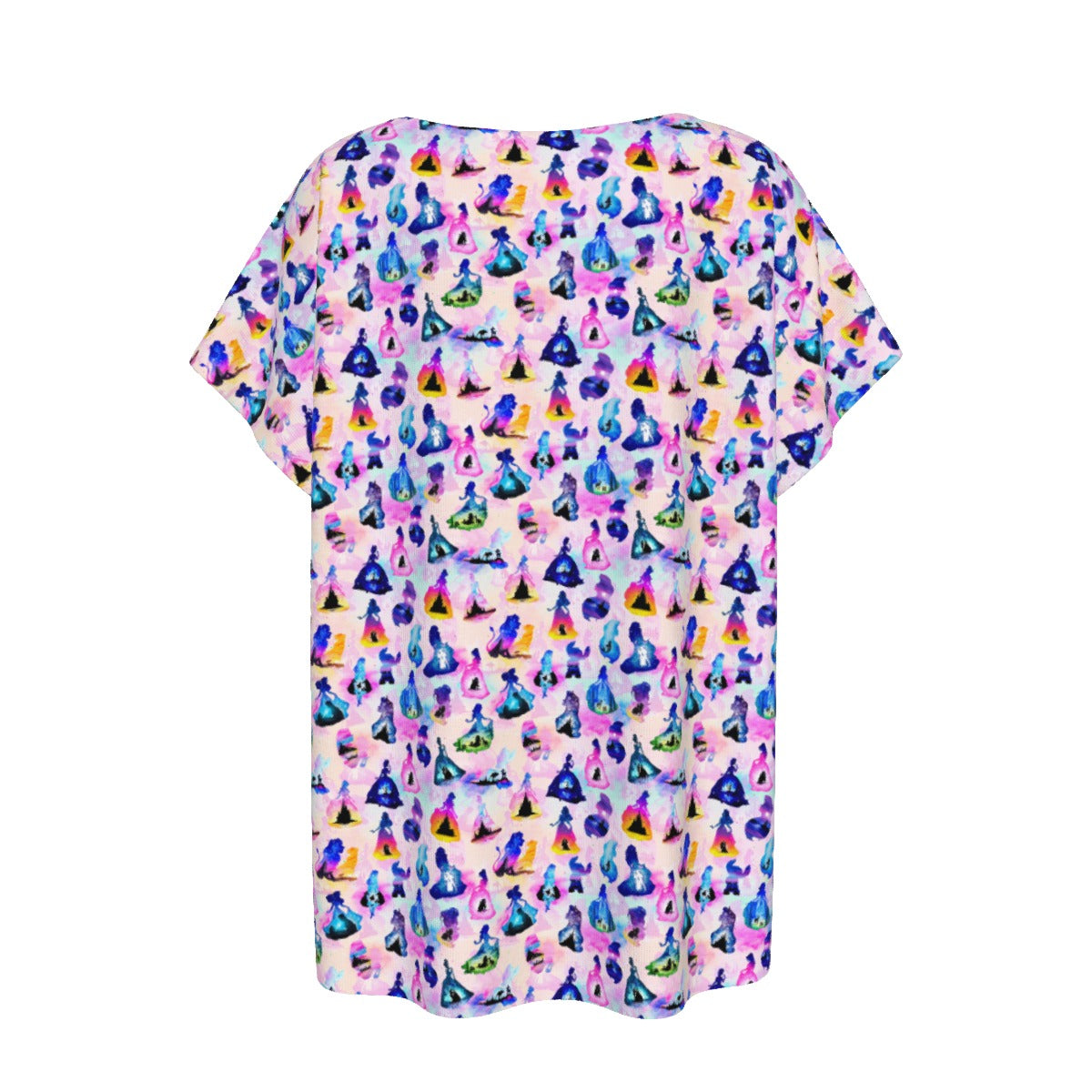 Princess And Classic Animation Silhouettes - Women’s Relaxed Fit Scoop Tee