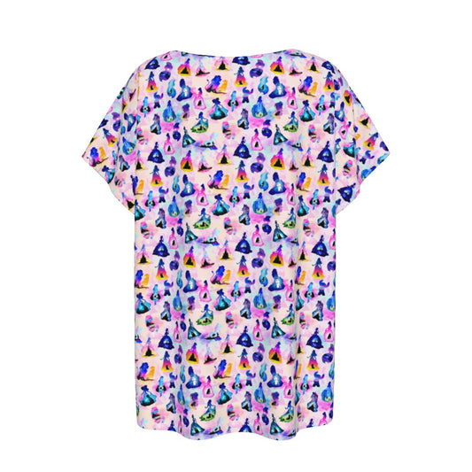 Princess And Classic Animation Silhouettes - Women’s Relaxed Fit Scoop Tee