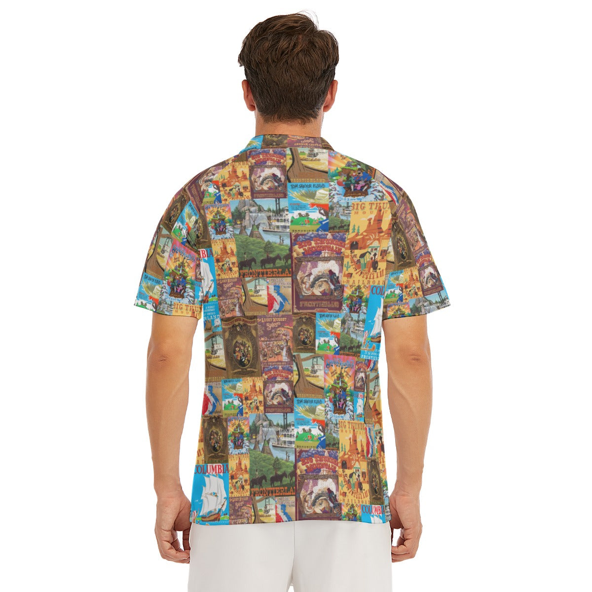 Vintage Frontier Ride Posters - Men's Polo Shirt