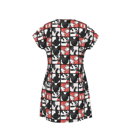 Mouse Block Party - Women's T-Shirt Dress
