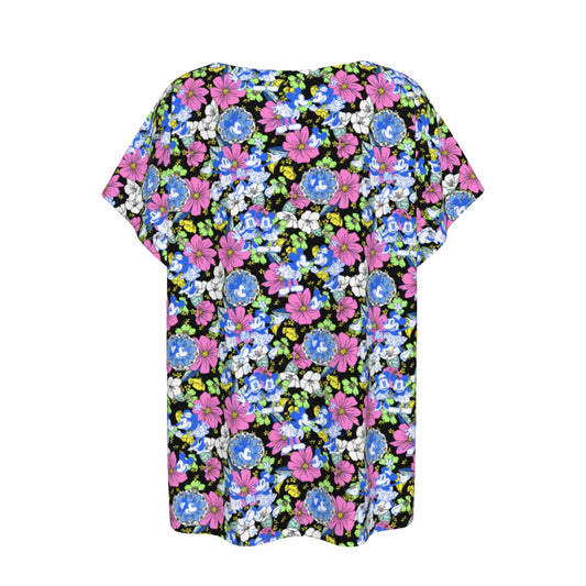 Garden Whimsy - Vintage Mouse Romancennie - Women’s Relaxed Fit Scoop Tee