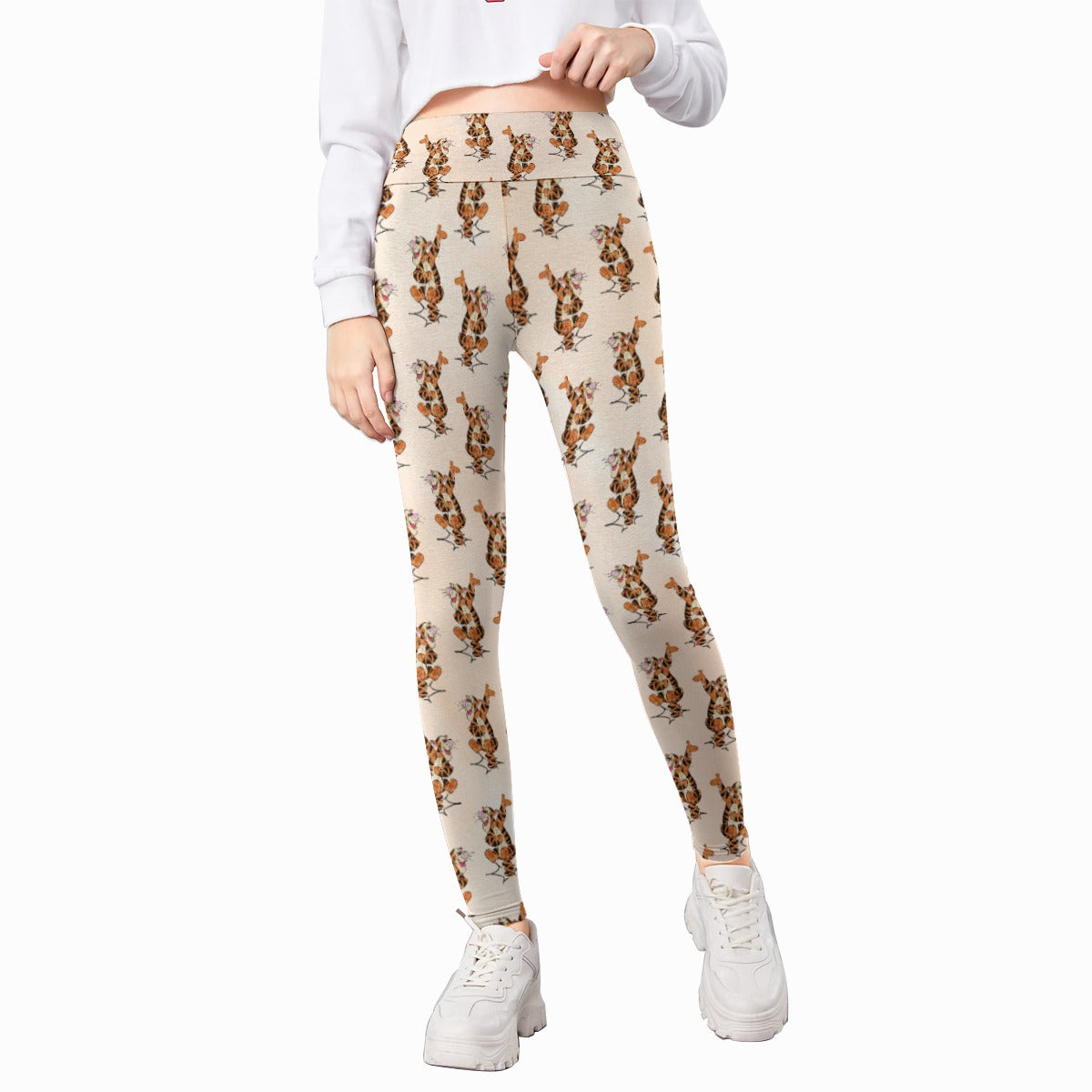 Sketched Bouncing Buddy - Kid's Leggings