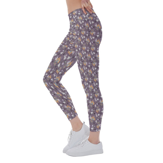 Spooky Fancy Felines - Women's Yoga Leggings