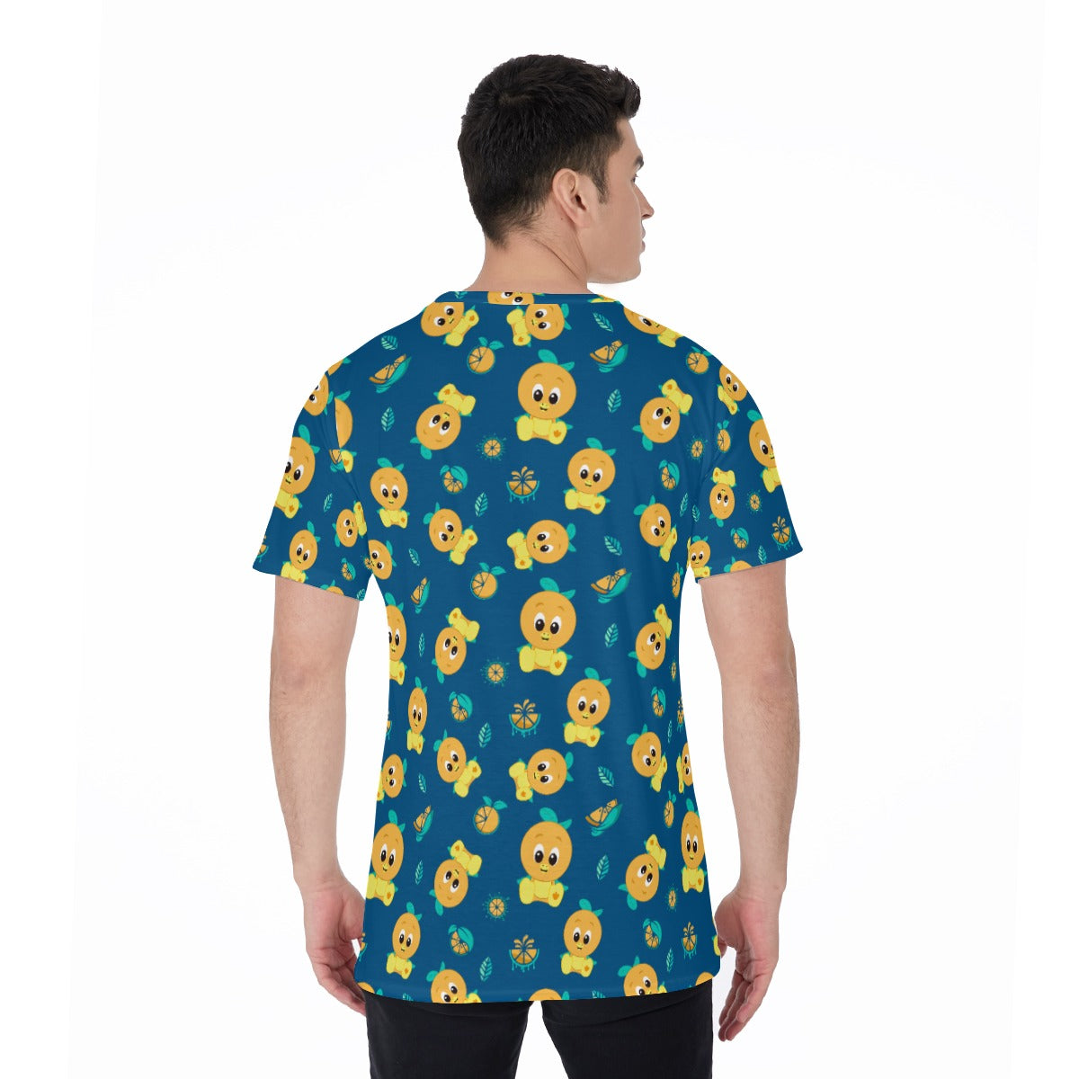 Cheerful Citrus Bird - Men's Short Sleeve T-Shirt