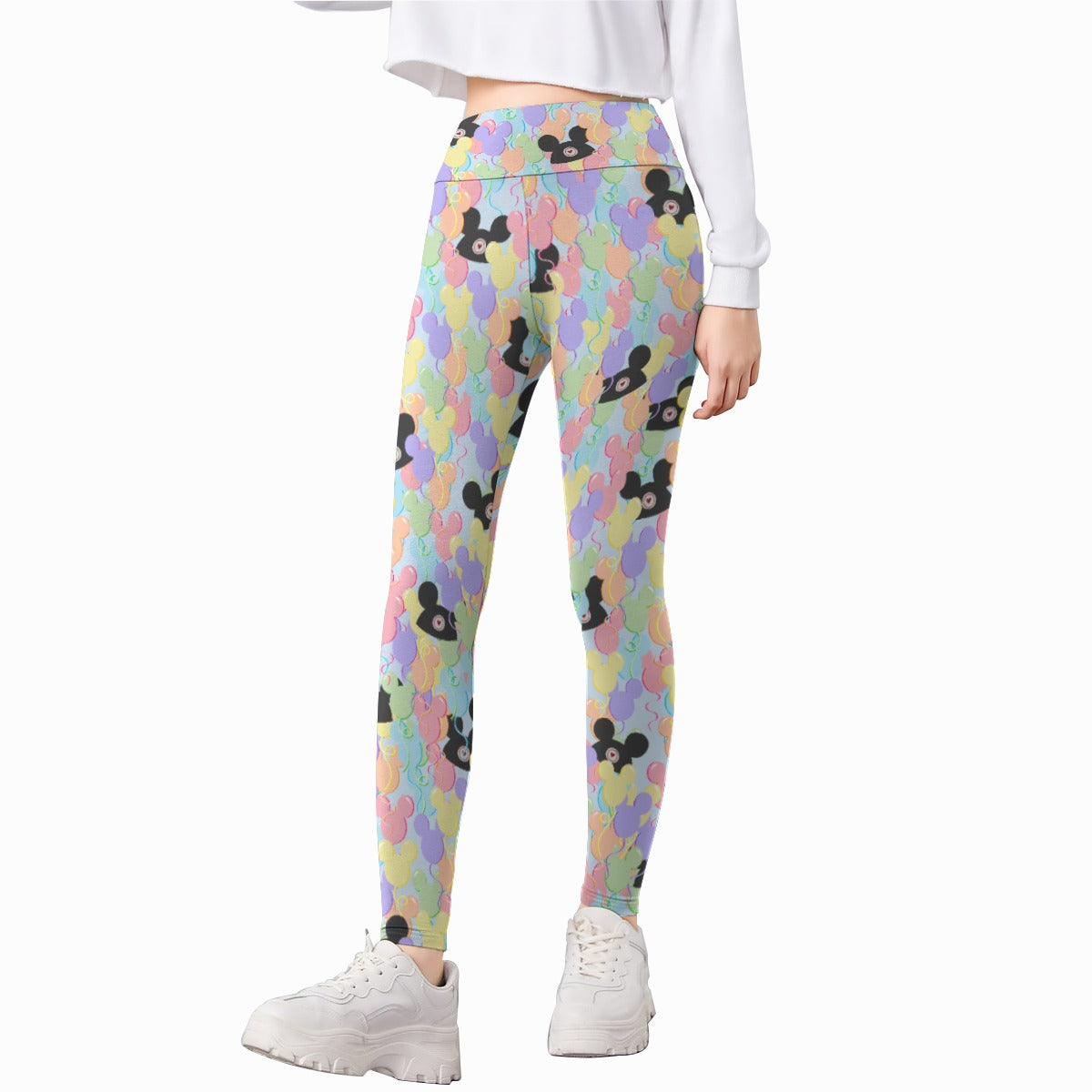 Pastel Mouse Ear Balloons - Kid's Leggings