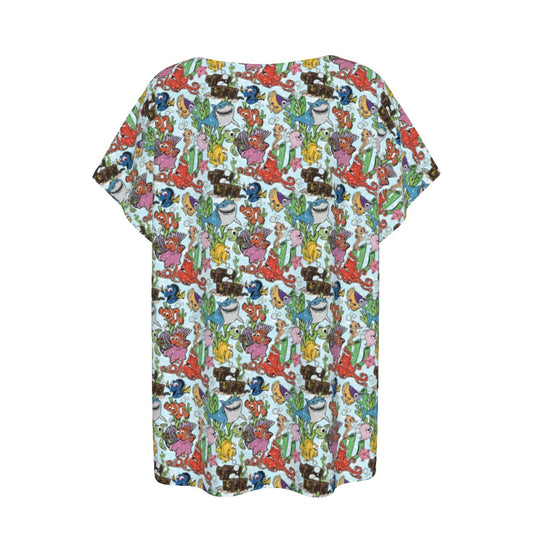 Fish Are Friends Reef - Women’s Relaxed Fit Scoop Tee