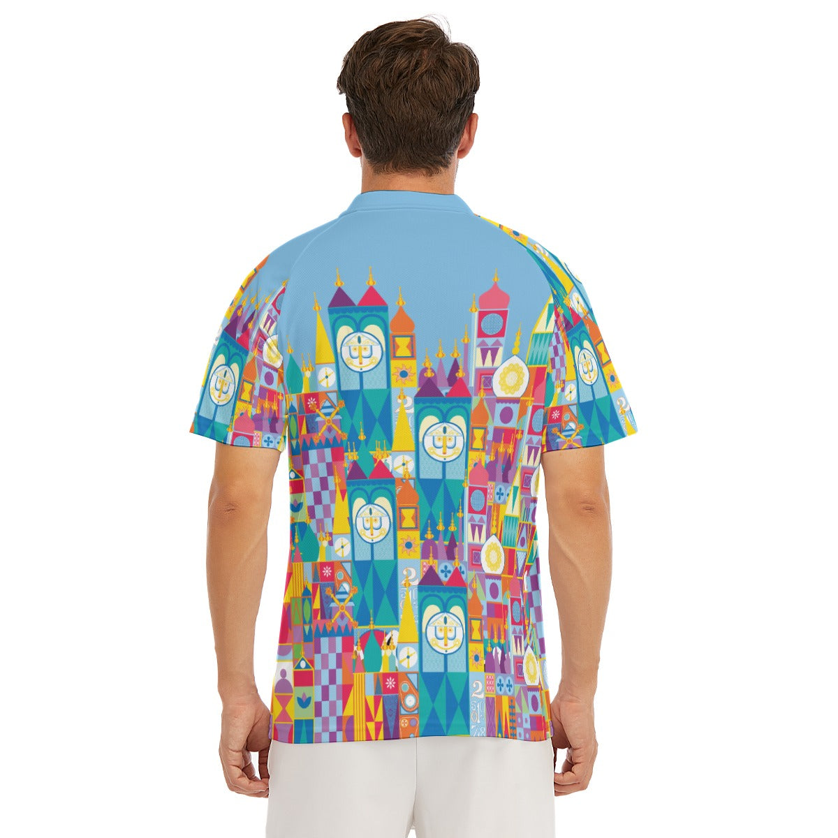 Whimsical World Facade - Men's Polo Shirt