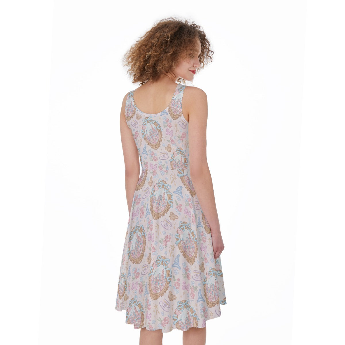 Coquette Park Daydream - Pocket Midi Skater Dress