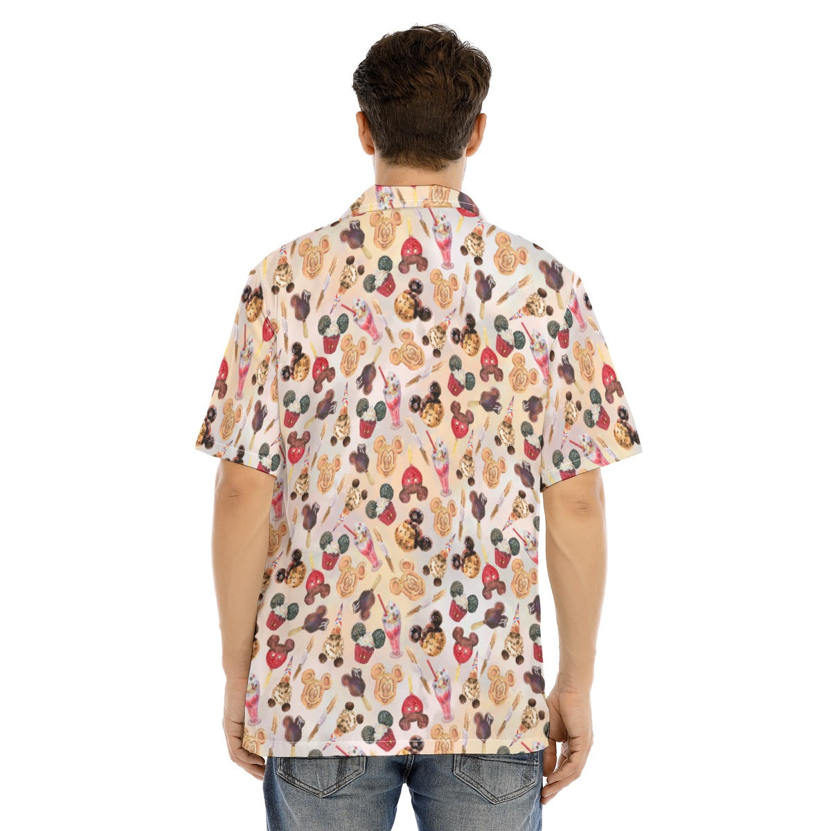 Mouse Snack Treats - Men's Hawaiian Button Up Shirt