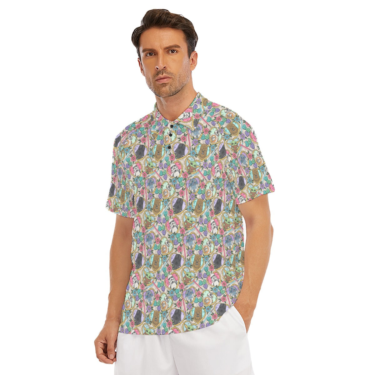Tattoo Hearts Galactic Legends - Men's Polo Shirt
