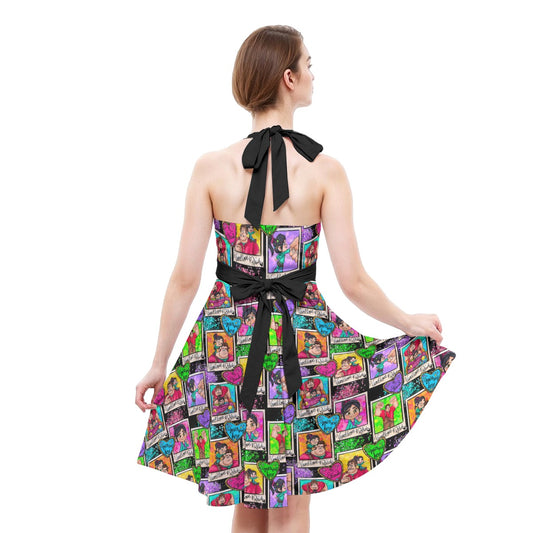 You're My Hero - Women's Halter Vintage Pocket Dress