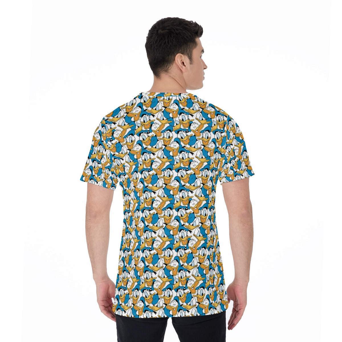Many Faces of Feisty Duck - Men's Short Sleeve T-Shirt