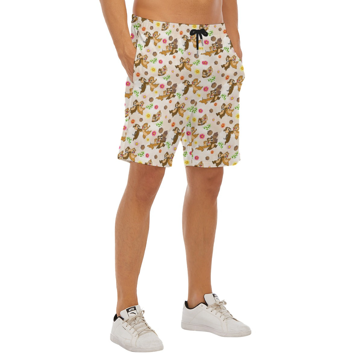 Cheeky Chipmunk Duo - Men’s Pocket Beach Shorts