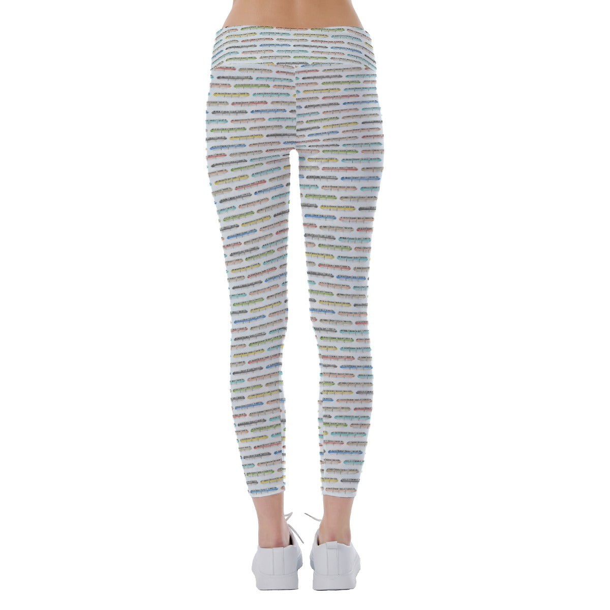 Monorail Rainbow Express - Women's Yoga Leggings