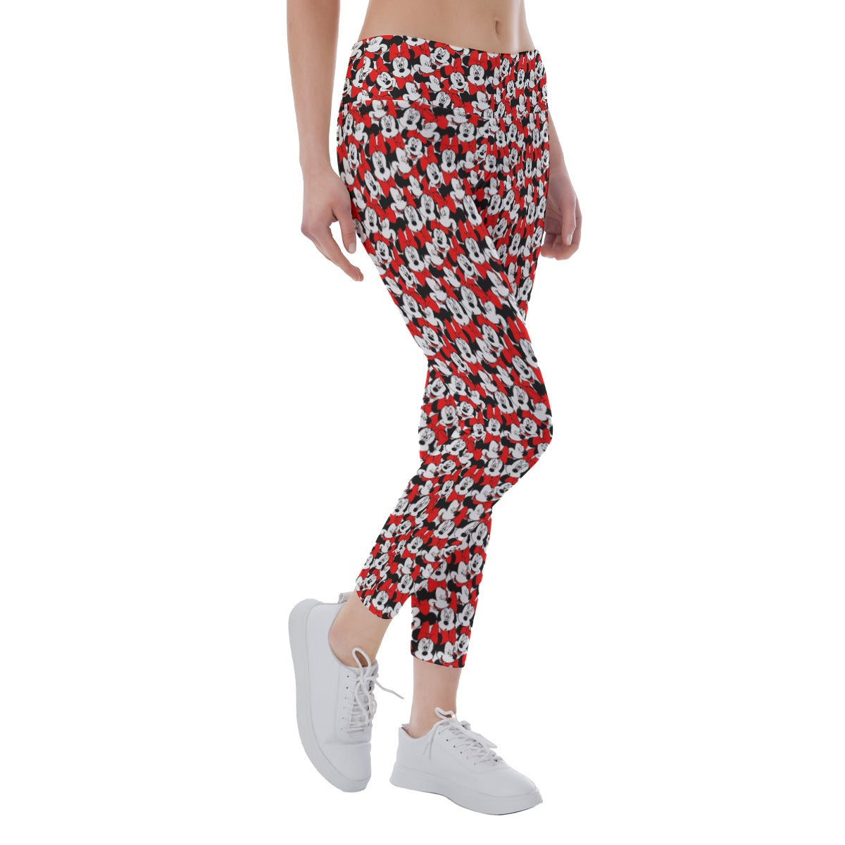 Many Faces of Minnie Mouse - Women's Yoga Leggings