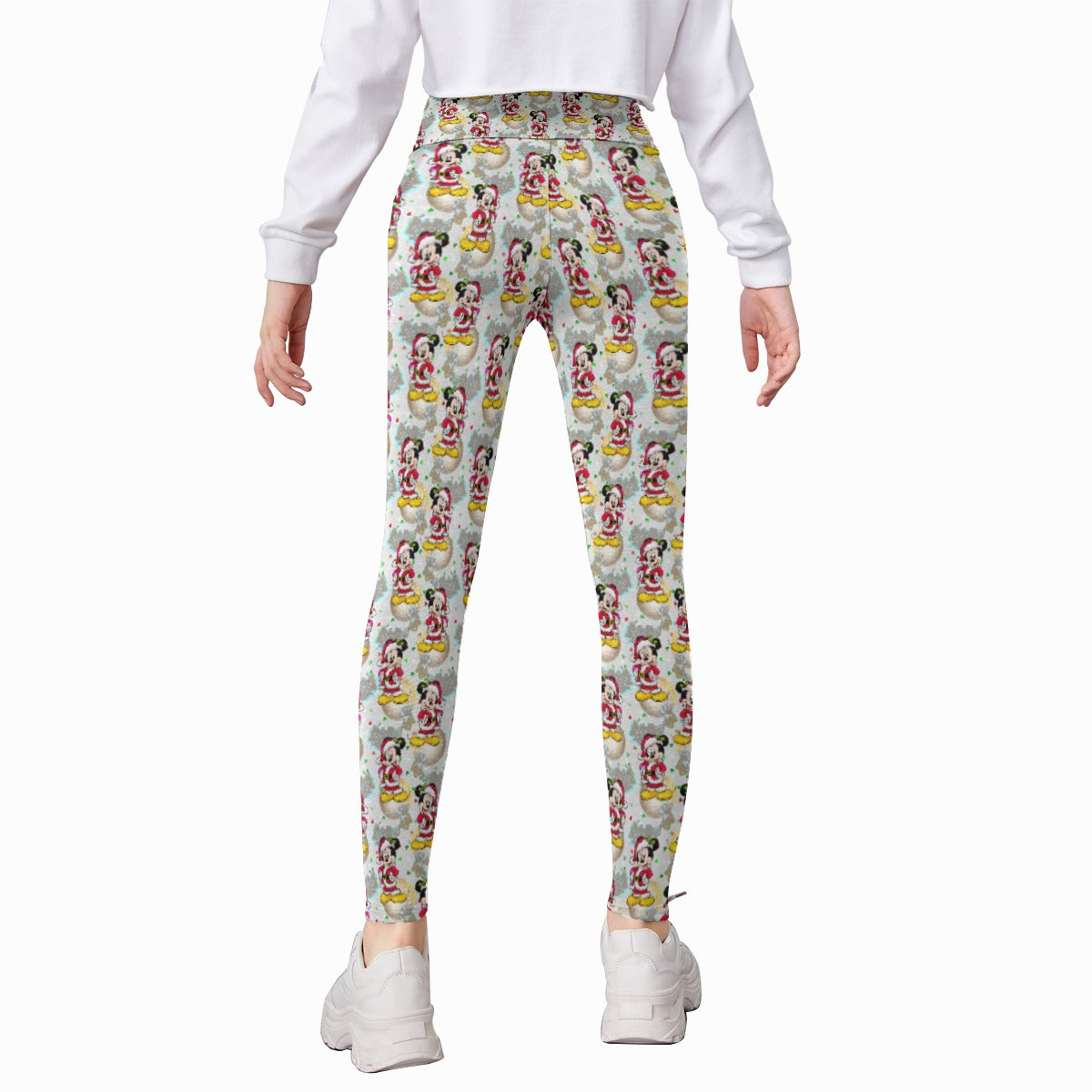 Santa Mouse Celebration - Kid's Leggings