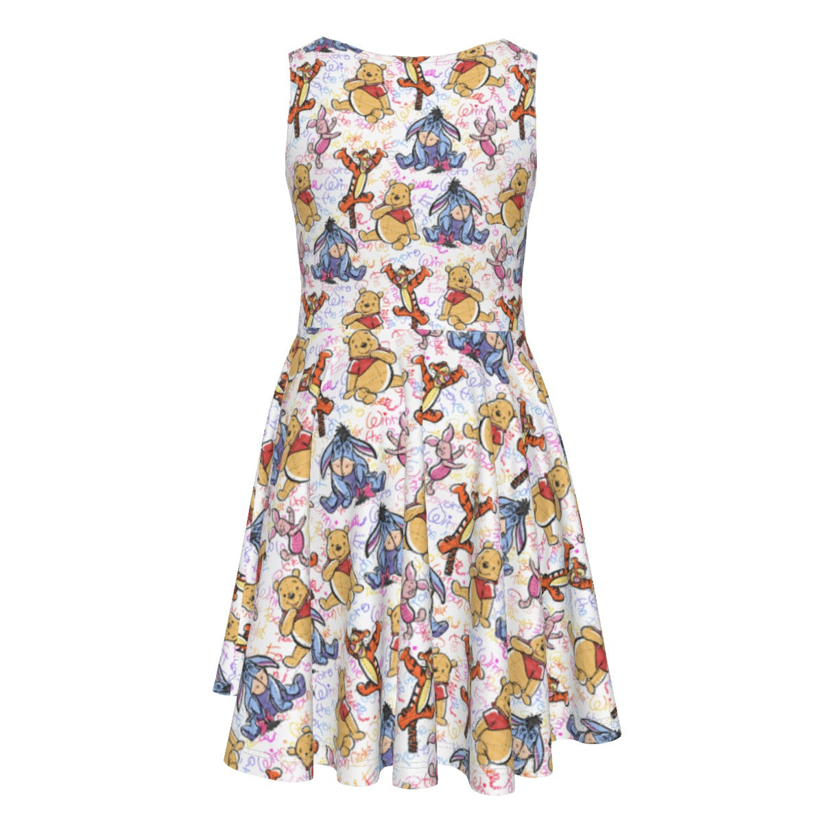 Beloved Forest Friends Sketch Autographs - Kid's Sleeveless Skater Dress