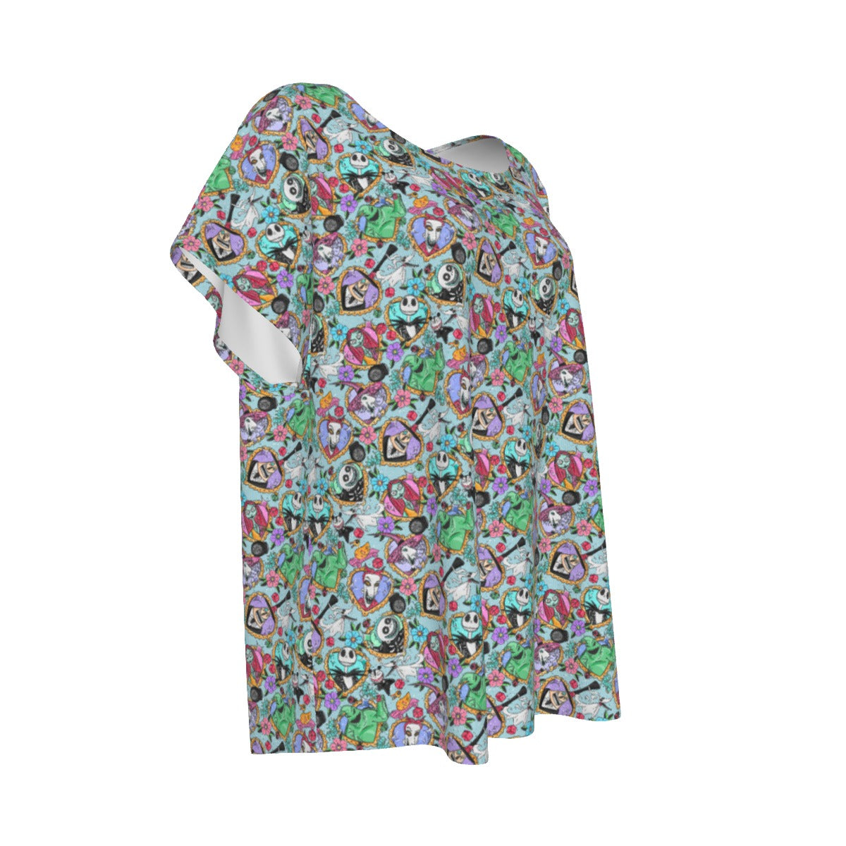 Tattoo Hearts Spooky Crew - Women’s Relaxed Fit Scoop Tee