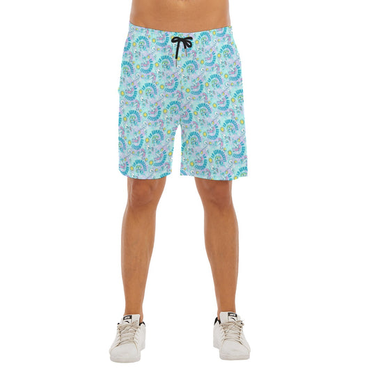 Sun-Kissed Snow Friend - Men’s Pocket Beach Shorts