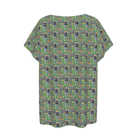 Bayou Princess Icons - Women’s Relaxed Fit Scoop Tee