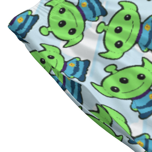 Little Green Space Aliens - Women’s Pocket Midi Skirt