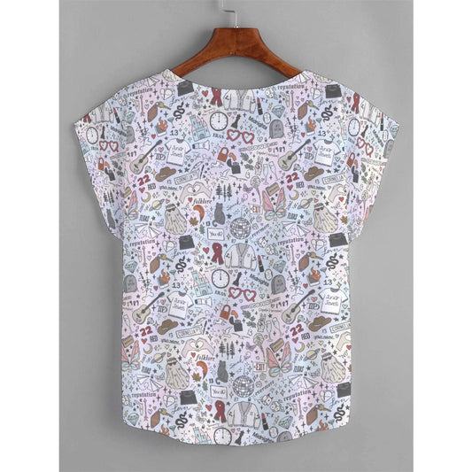 Every Era Collage - Women’s Relaxed Fit Scoop Tee